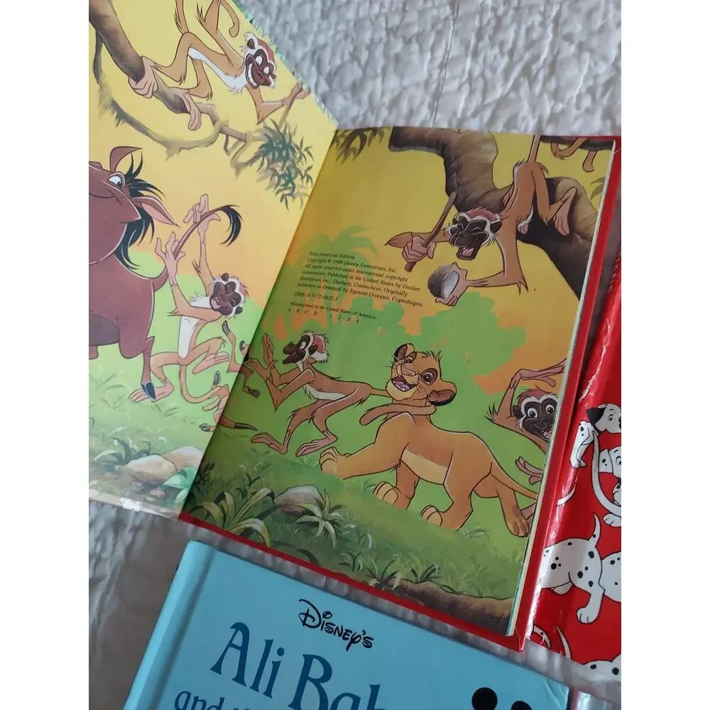 Wonderful World Of Reading Disney Lot Of 10 Books Bambi Aladdin Pinocchio Mermid